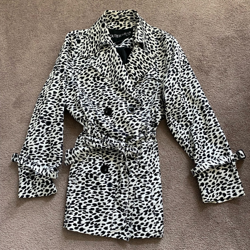 Outerwear Short Trench Coat
